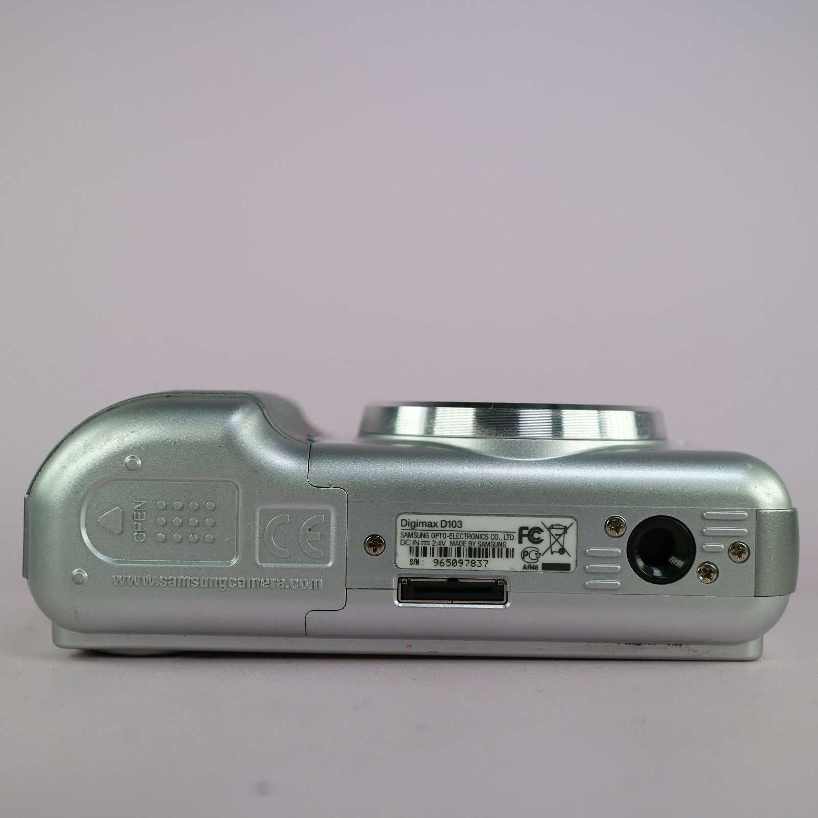 Samsung Digital Camera Digimax D103 10.1MP Silver Tested