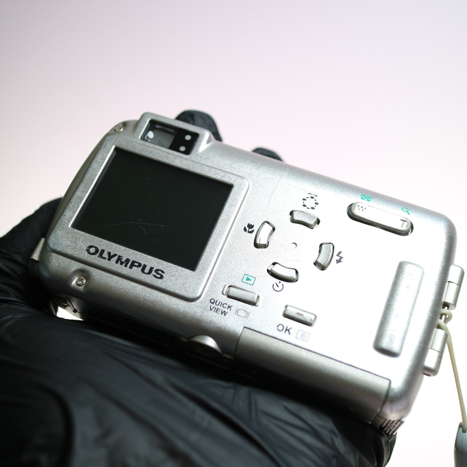 Olympus Digital Camera Mju 400 4.0MP Silver Tested