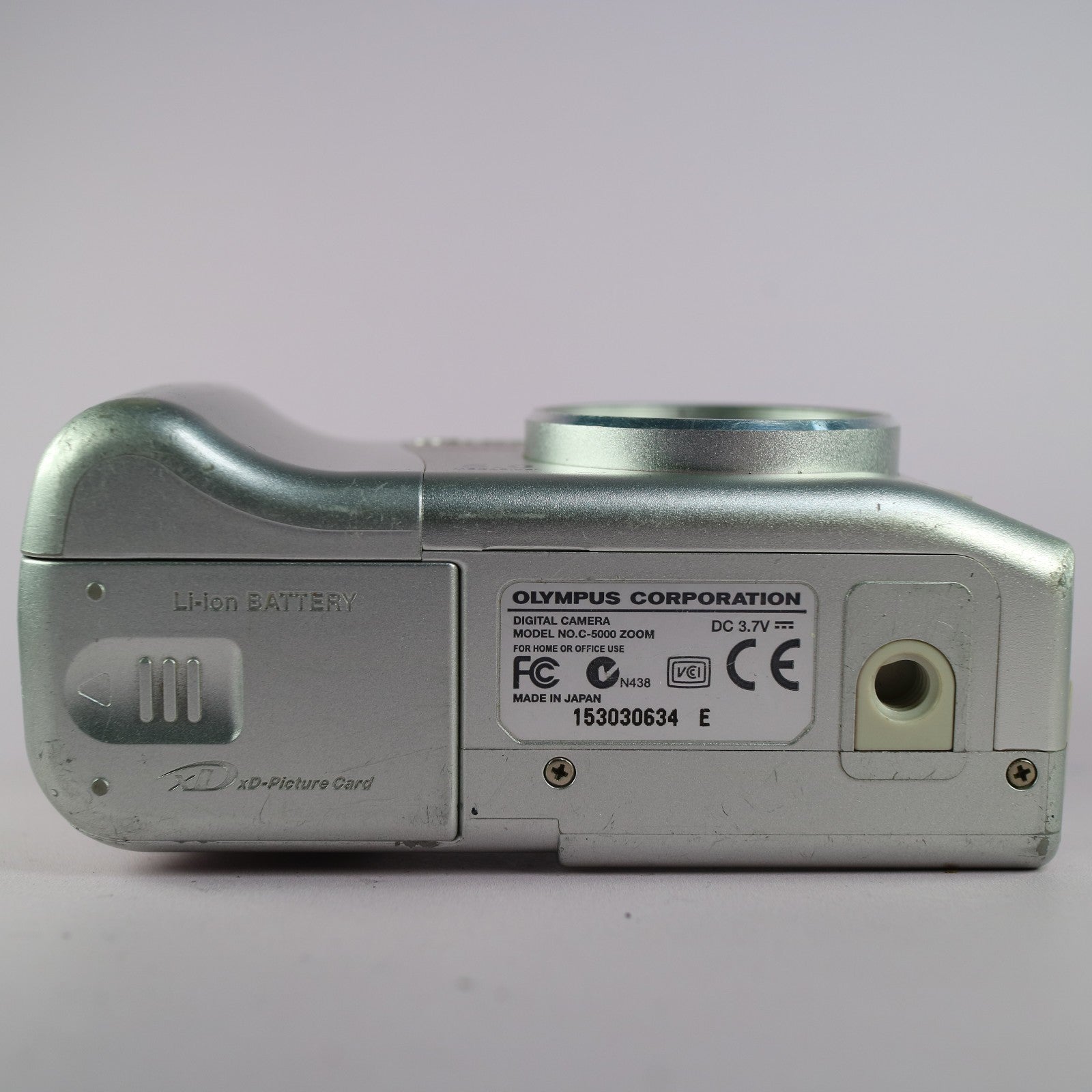Olympus Camedia C-5000 Zoom 5.0MP Compact Digital Camera Silver Tested