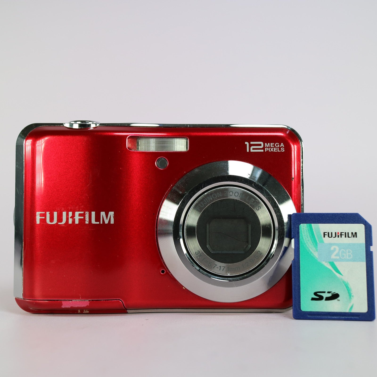Fujiflm Digital Camera FinePix AV120 12.0MP Red Tested