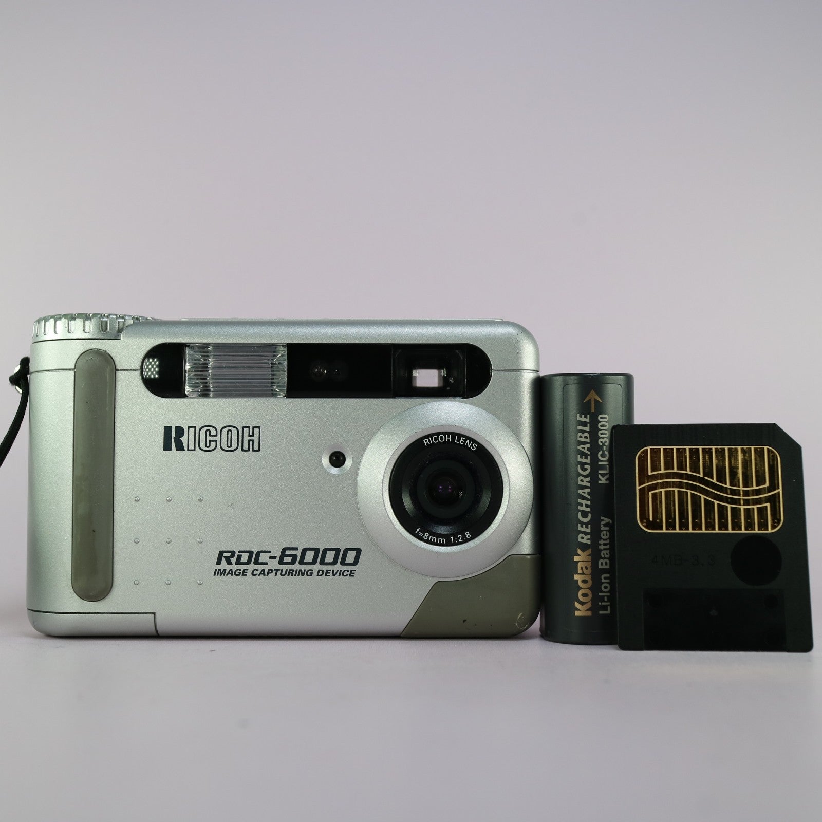 Ricoh Digital Camera RDC-6000 2.3MP Silver Tested With Smartmedia Card