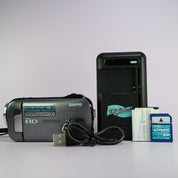 Sanyo Xacti VPC-GH3 10.0MP FHD Camcorder Silver Tested Full Working Set
