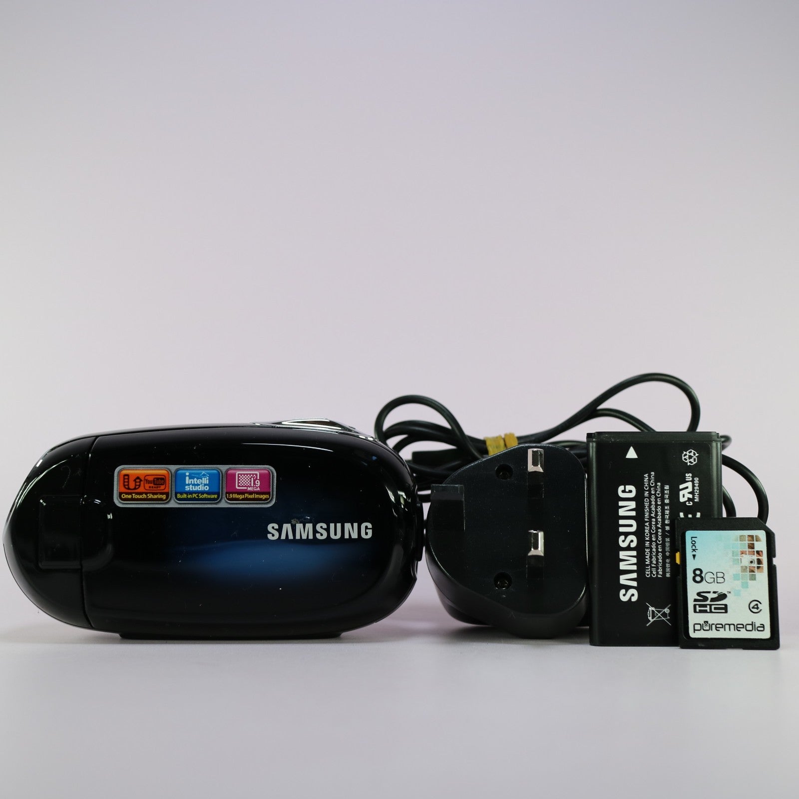 Samsung SMX-C20LP Handheld Camcorder Blue Tested Full Working Set