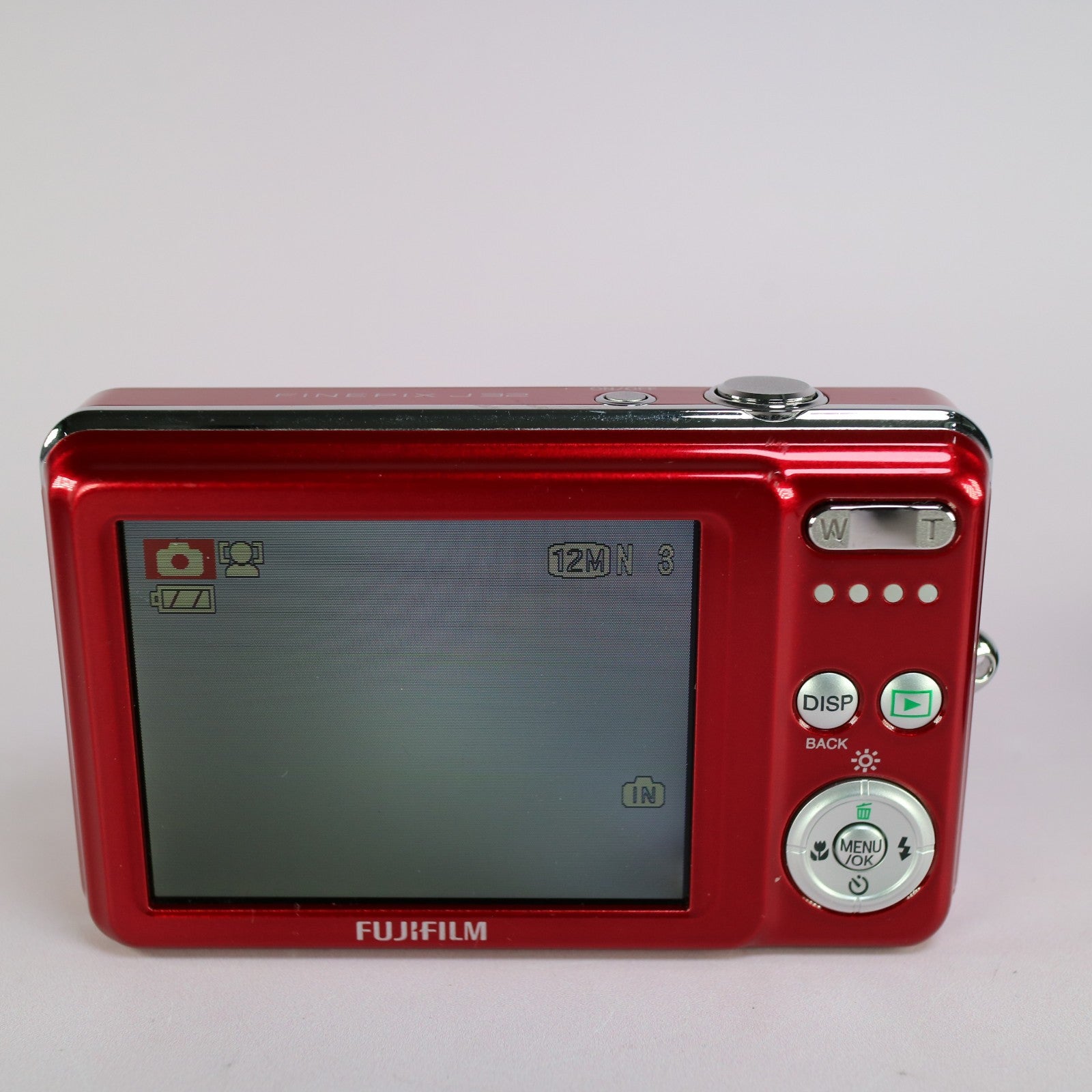 Fujifilm Digital Camera FinePix J32 12.2MP Red Tested Full Working Set