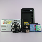 Kodak Digital Camera EasyShare M1073 IS 10.2MP Silver Tested Full Working Set