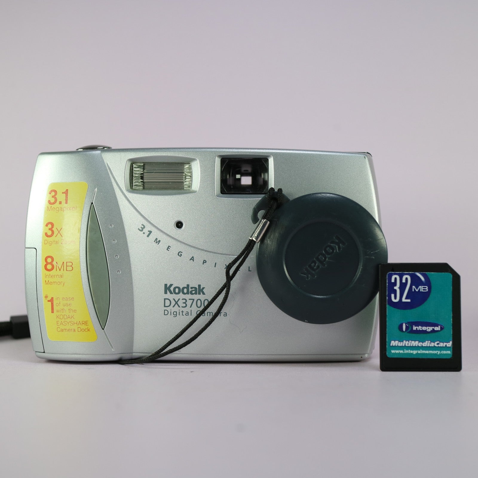 Kodak EasyShare DX3700 3.1MP Compact Digital Camera Silver Tested