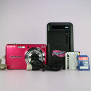 Fujifilm Digital Camera FinePix J30 12.2MP Pink Tested Full Working Set