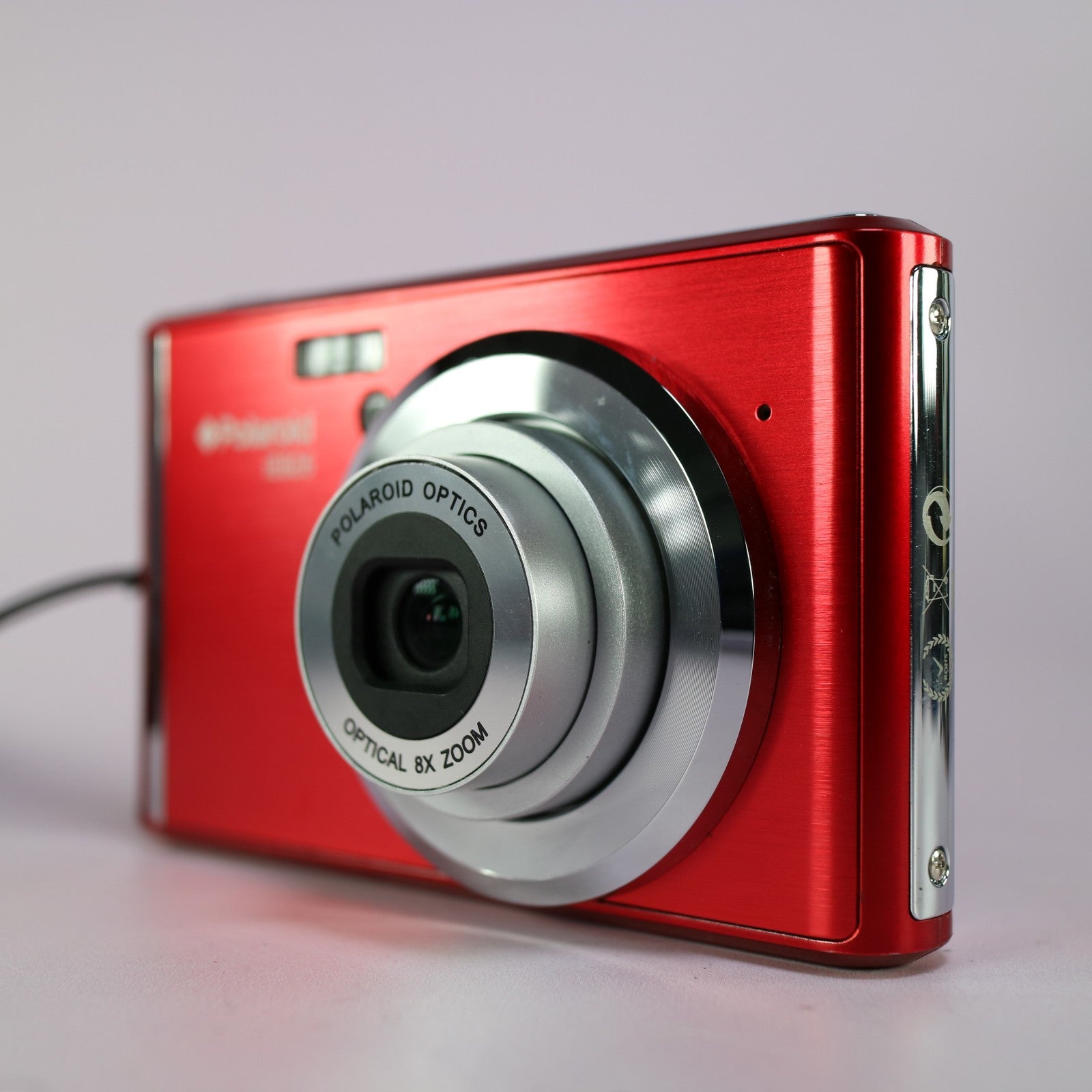 Polaroid Digital Camera iE826 18.1MP Red Tested Full Working Set