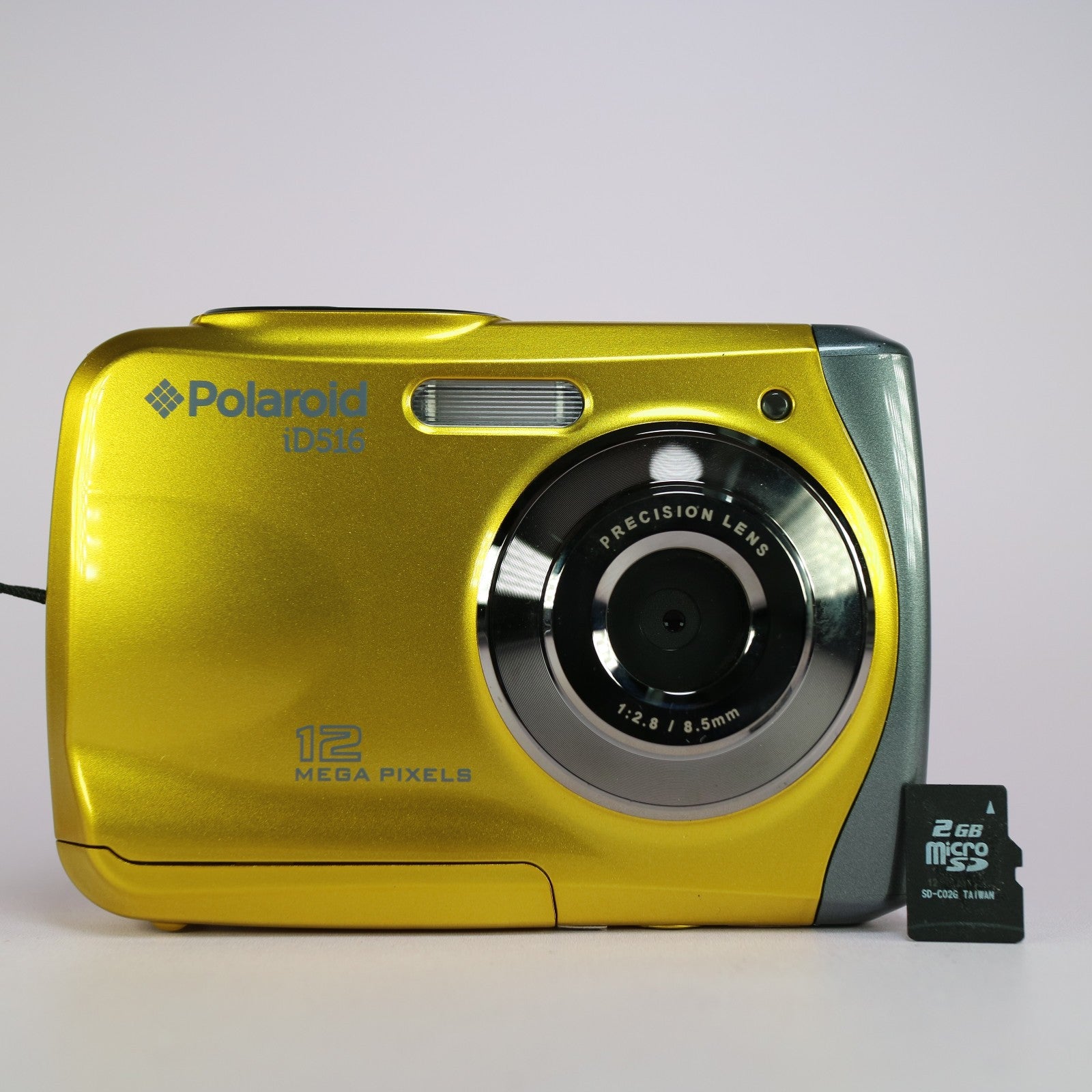 Polaroid Digital Camera iD516 12.0MP Underwater Gold Tested