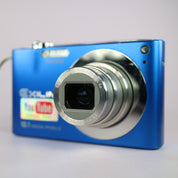 Casio Digital Camera Exilim EX-Z100 10.1MP Blue Tested Full Working Set