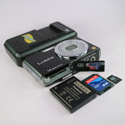 Panasonic Digital Camera Lumix DMC-FS11 14.1MP Black Tested Full Working Set