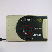 Vivitar PN2011 35mm Film Point and Shoot Camera Silver Tested