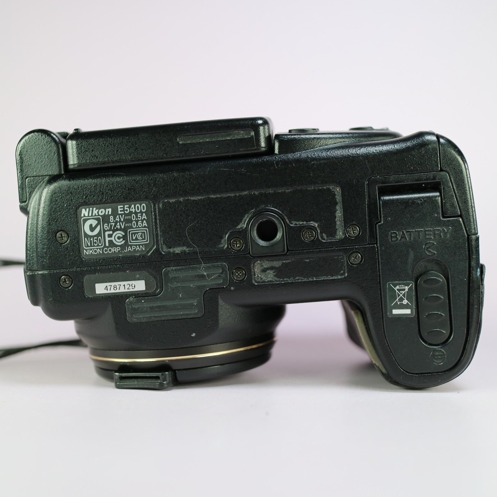Nikon Digital Camera Coolpix 5400 5.1MP Flip Screen Black Tested Full Set
