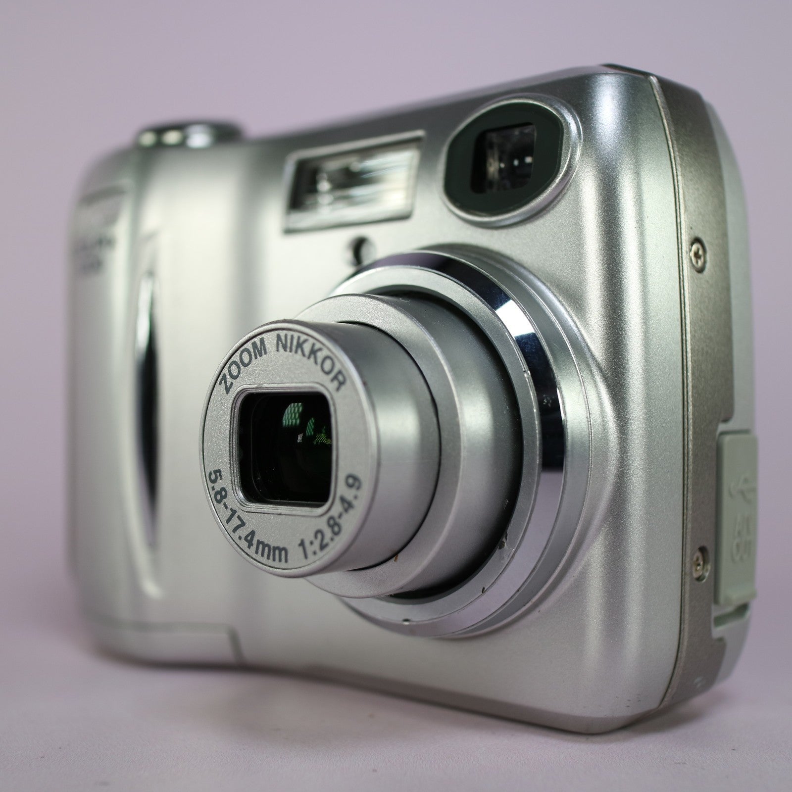 Nikon Digital Camera Coolpix 3200 3.2MP Silver Tested