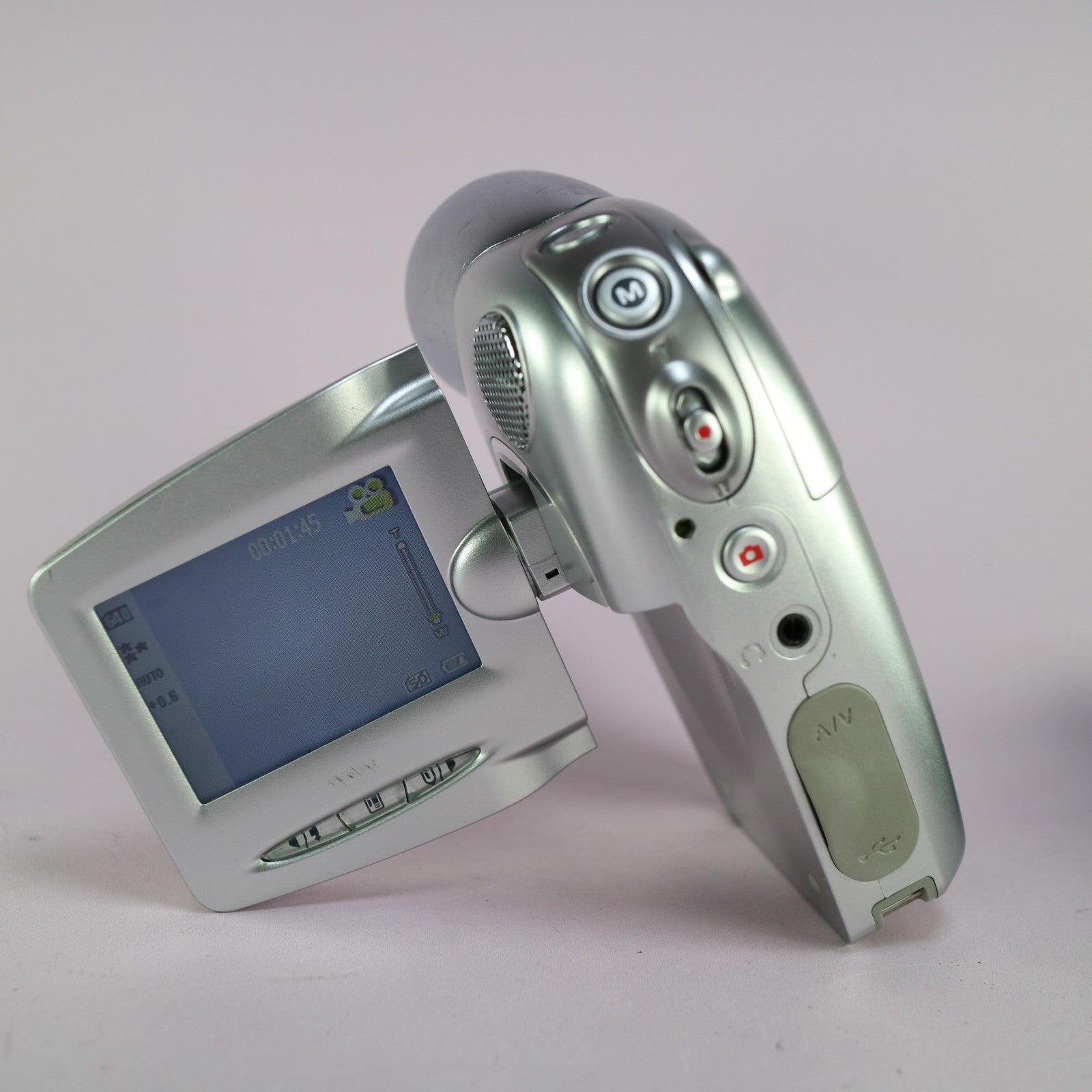 Traveler DV-5040 Handheld Compact Digital Video Recorder Silver Tested