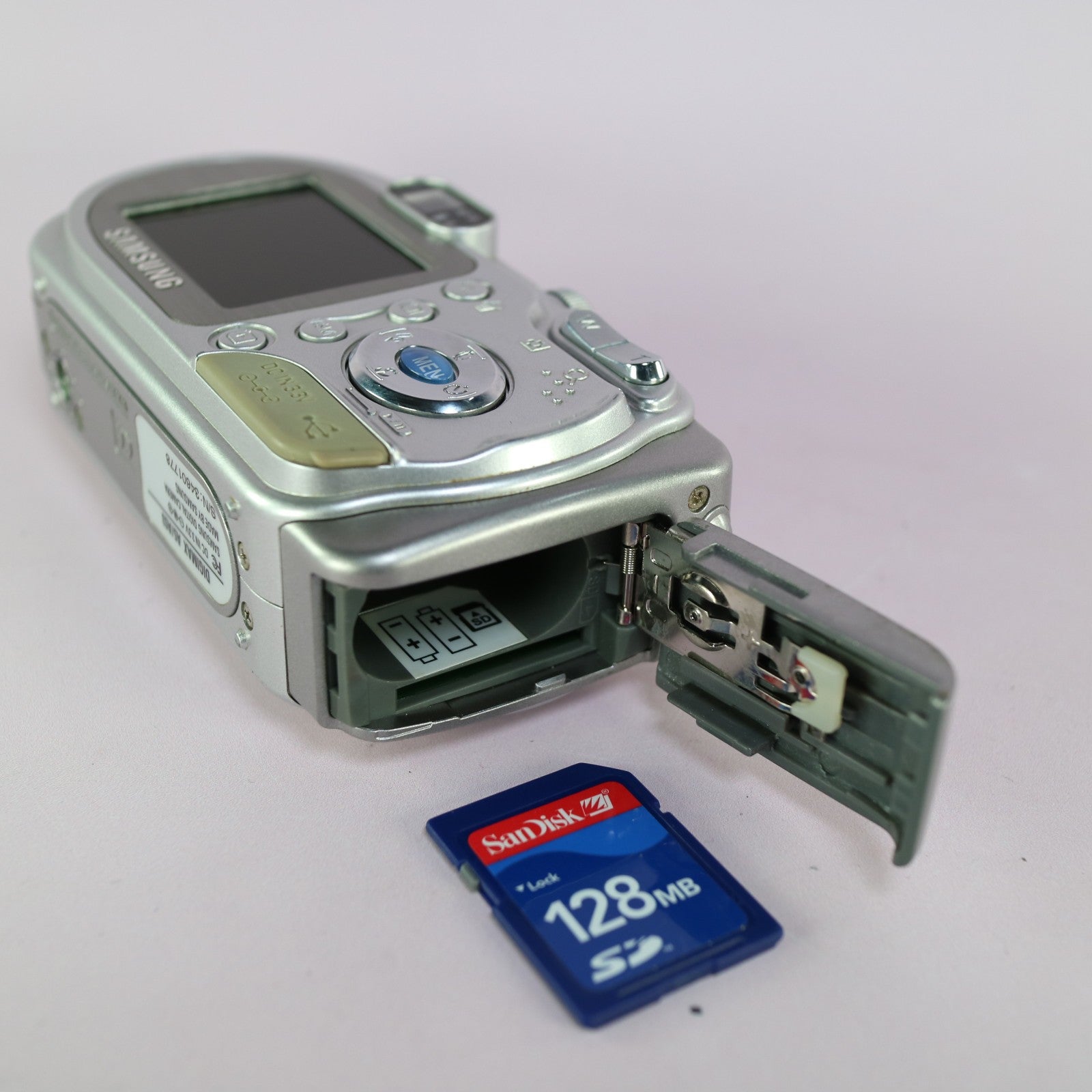 Samsung Digital Camera Digimax A5 5.0MP Silver Tested