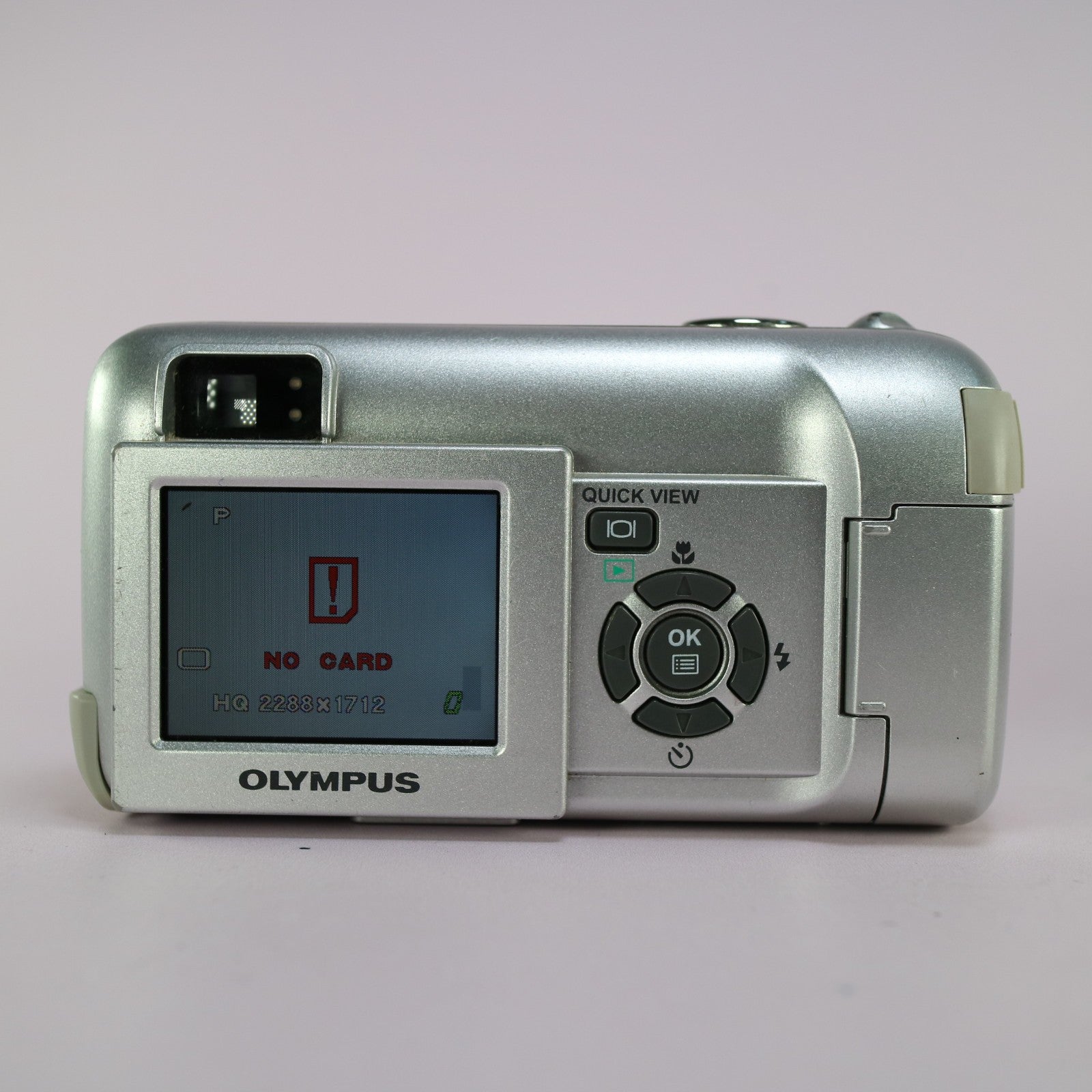 Olympus Digital Camera Camedia C-450 Zoom 4.0MP Silver Tested