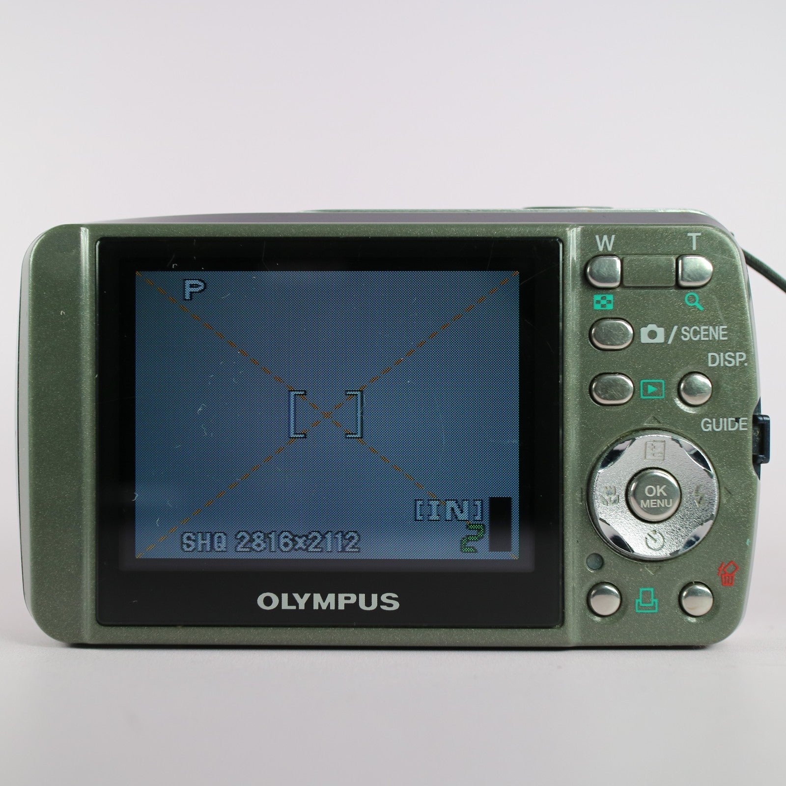 Olympus Digital Camera Mju 600 6.0MP Blue Tested