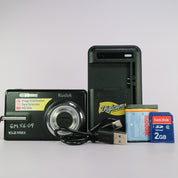 Kodak Digital Camera EasyShare M1073 IS 10.2MP Black Tested Full Working Set