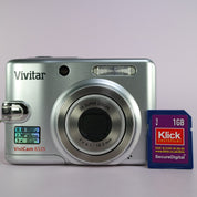 Vivitar Digital Camera Vivicam 8325 8.0MP Silver Tested
