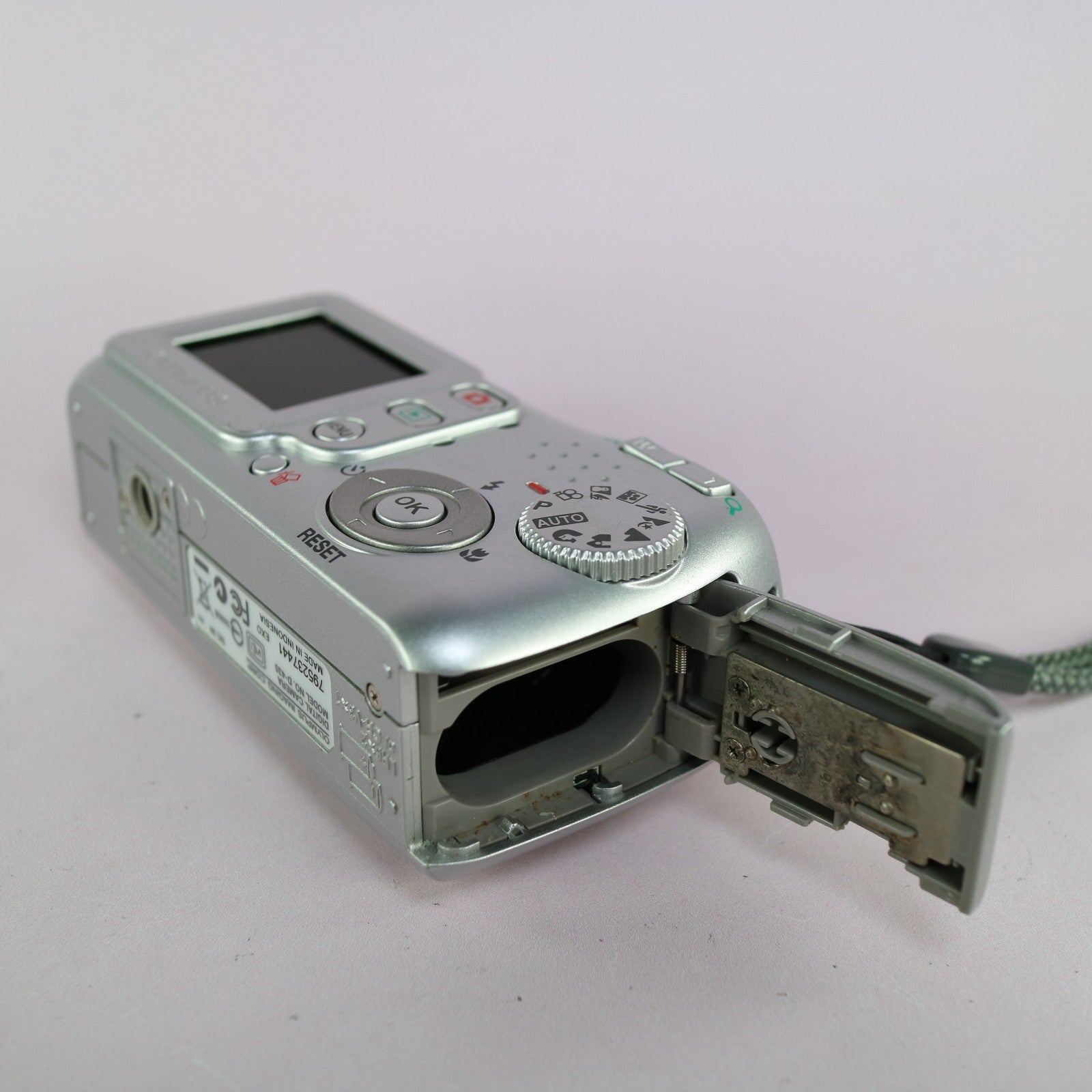 Olympus Camedia D-435 5.1MP Compact Digital Camera Silver Tested