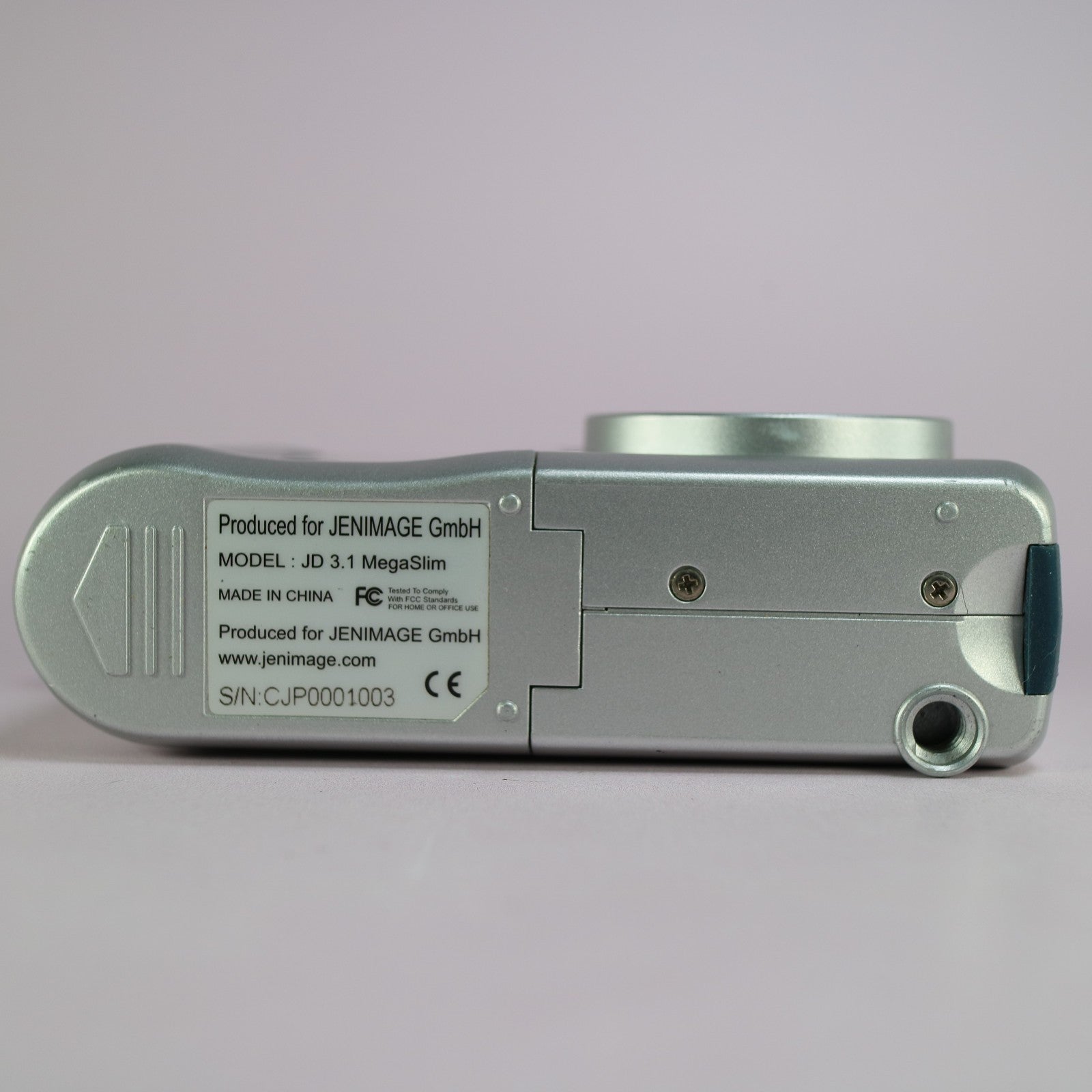 Jenoptik JenDigital 3.1 Megaslim 3.1MP Compact Digital Camera Silver Tested