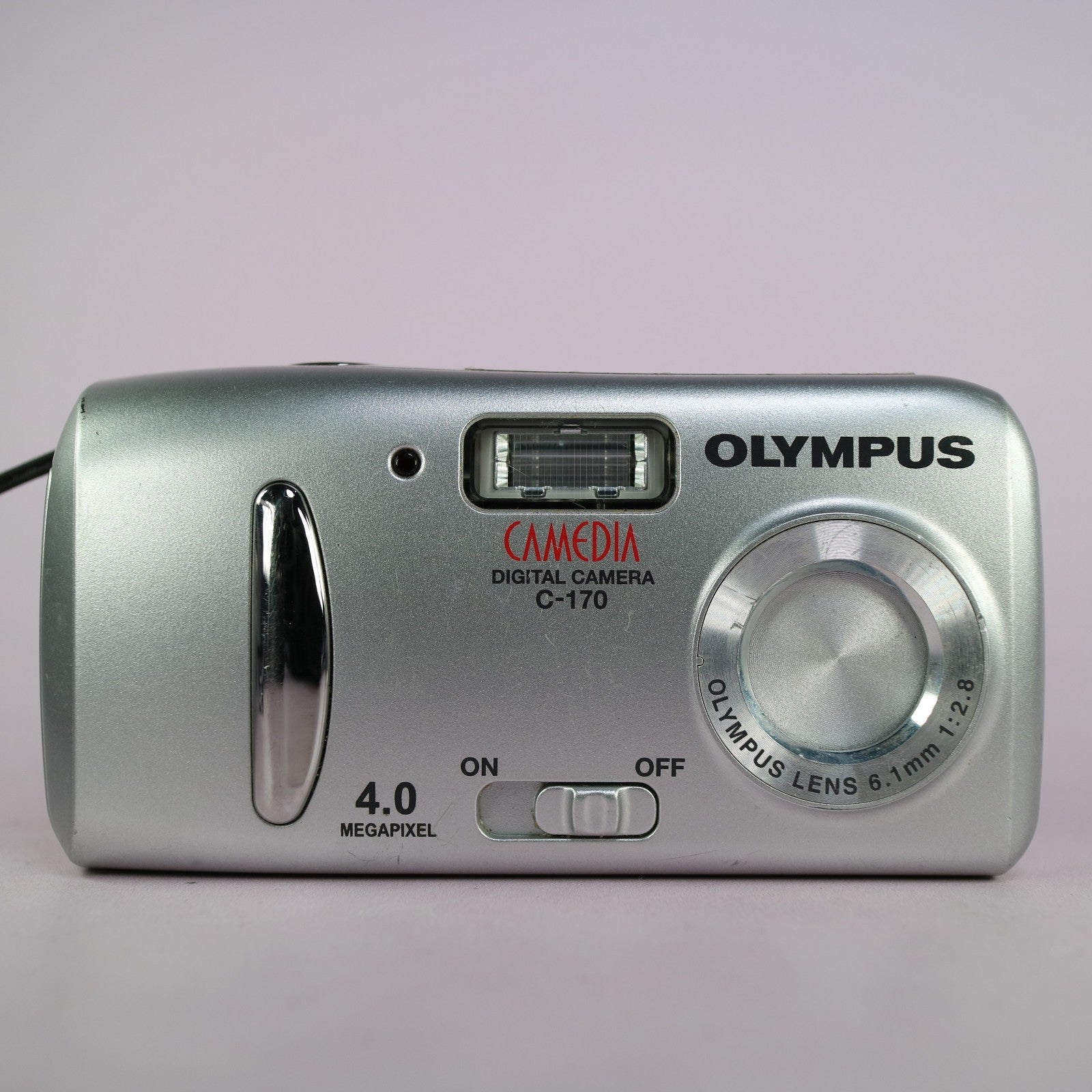 Olympus Camedia C-170 4.0MP Compact Digital Camera Silver Tested
