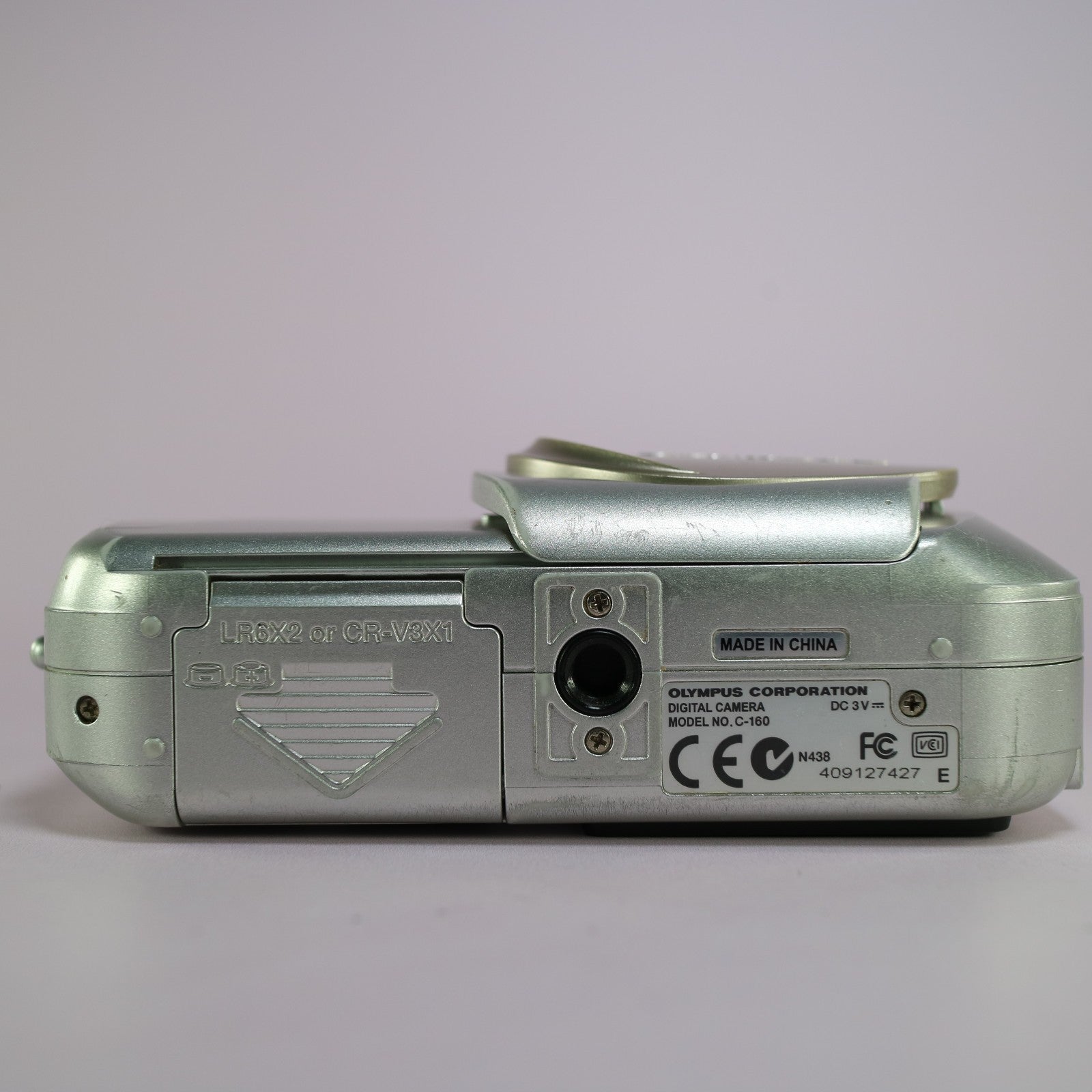 Olympus Camedia C-160 Zoom 2.0MP Compact Digital Camera Silver Tested
