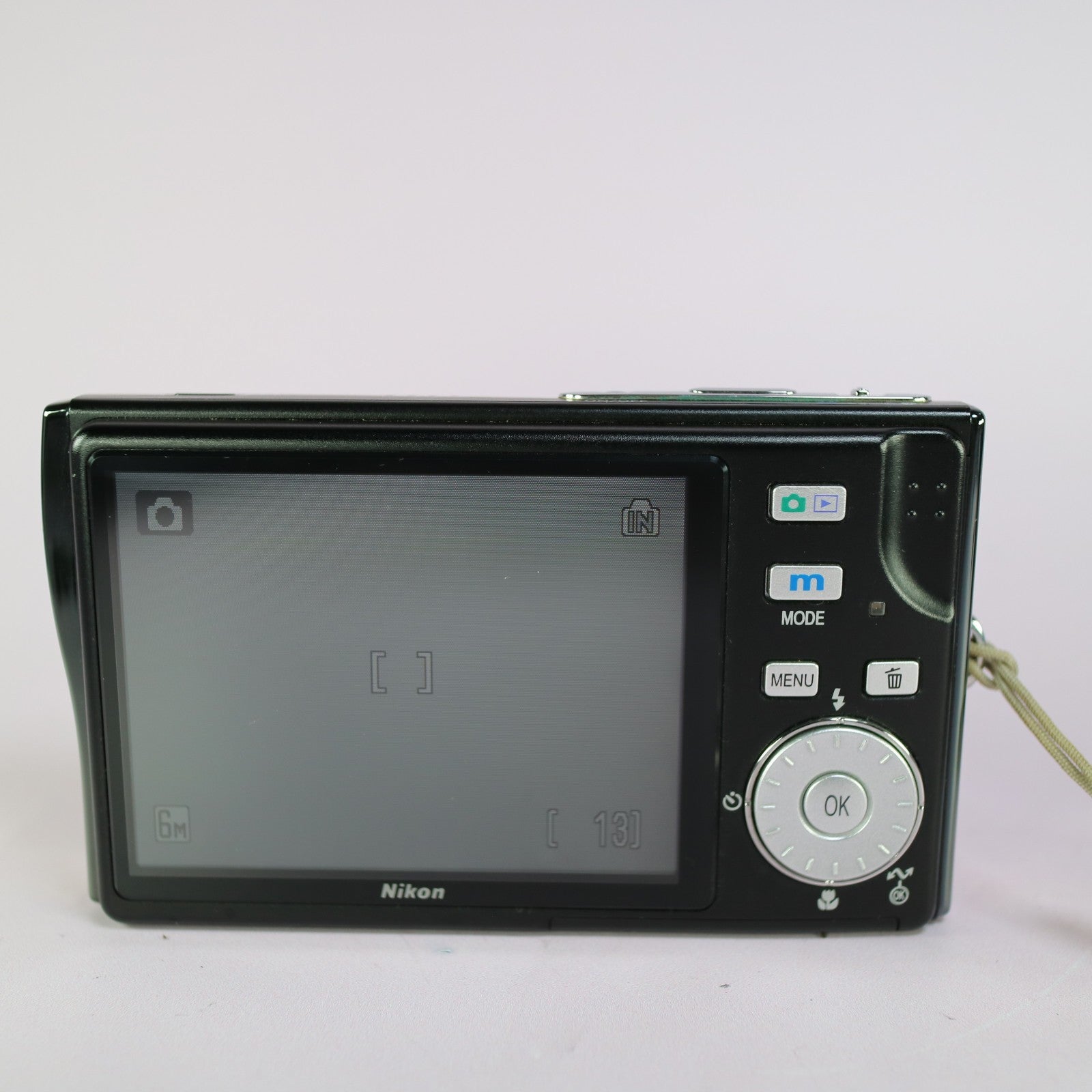 Nikon Digital Camera Coolpix S6 6.0MP WiFi Black Tested Full Working Set
