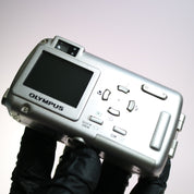Olympus Digital Camera Mju 400 4.0MP Silver Tested