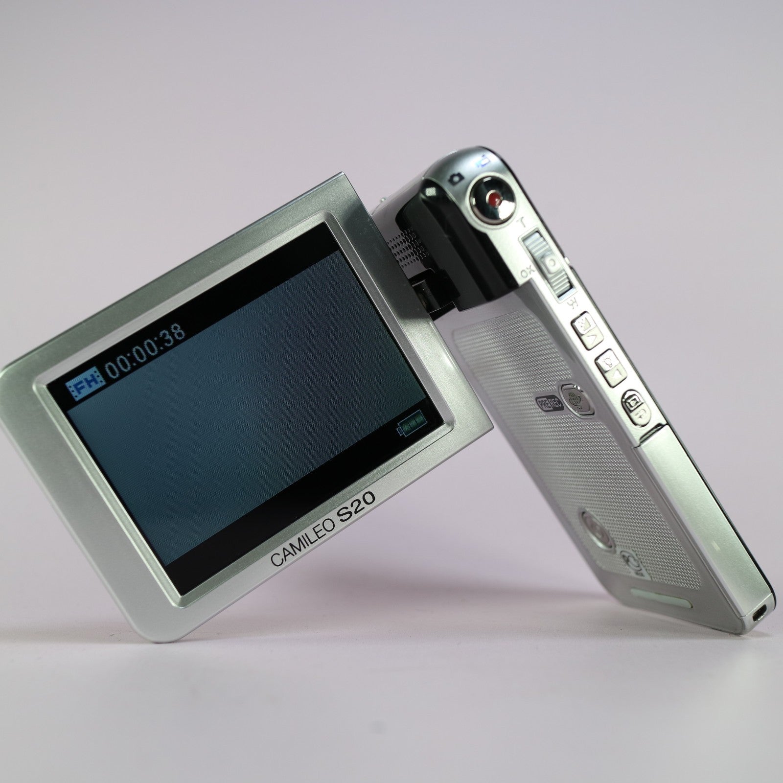 Toshiba Camileo S20 Compact HD Video Camcorder Black Tested Full Working Set
