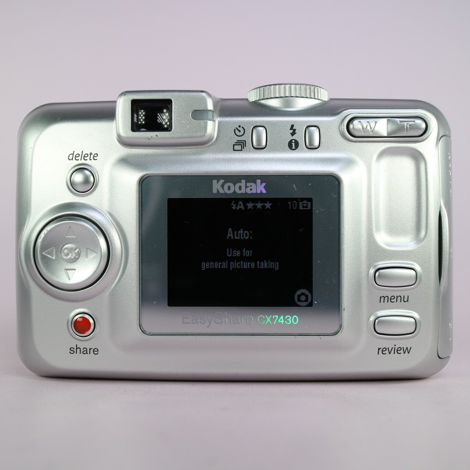 Kodak Digital Camera EasyShare CX7430 4.0MP Silver Tested