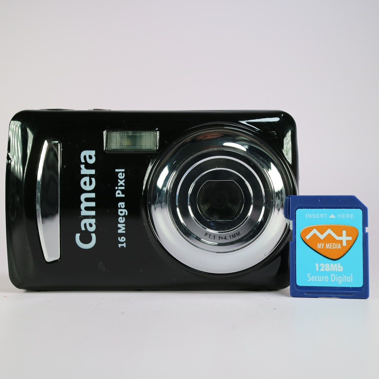 16.0MP Unbranded Digital Camera Black Tested