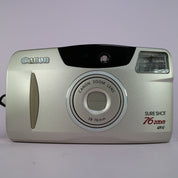 Canon Sure Shot 76 Zoom 35mm Film Point and Shoot Camera Silver Tested