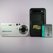 Sony Cybershot DSC-P100 5.1 MP Compact Digital Camera Silver Tested