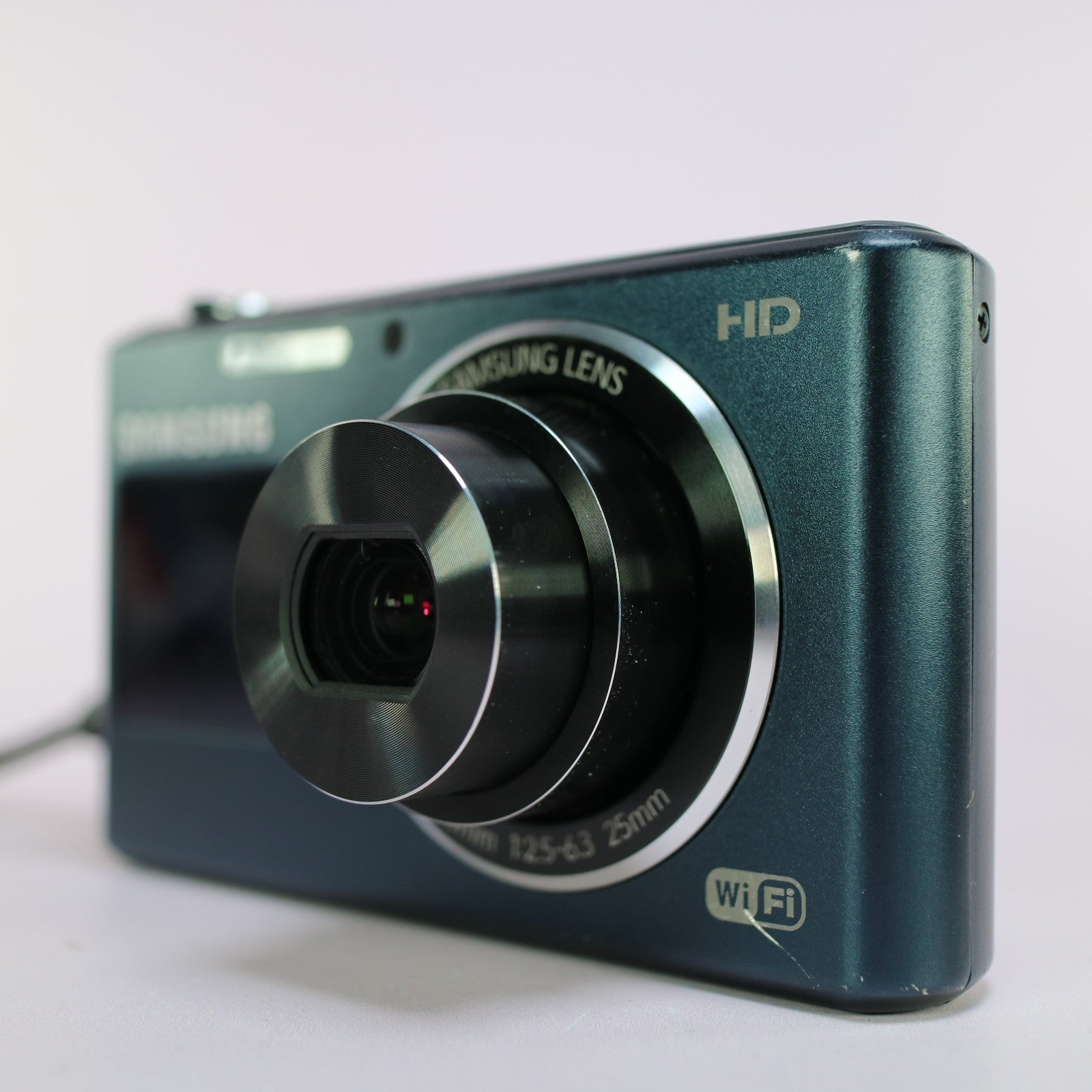Samsung Digital WiFi Camera DV151F 16.2MP Selfie Screen Blue Tested Full Set