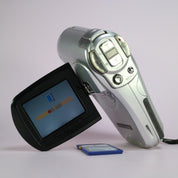 Sanyo Xacti VPC-C40 4.0MP Digital Camcorder Silver Tested Full Working Set