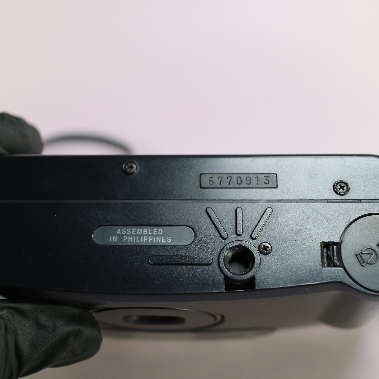 Pentax Espio Jr 35mm Film Point and Shoot Camera Black Tested