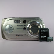 Samsung Digimax A6 6.0MP Compact Digital Camera Silver Tested