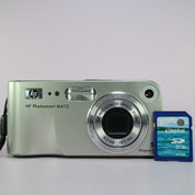 HP Photosmart M415 5.2MP Compact Digital Camera Silver Tested