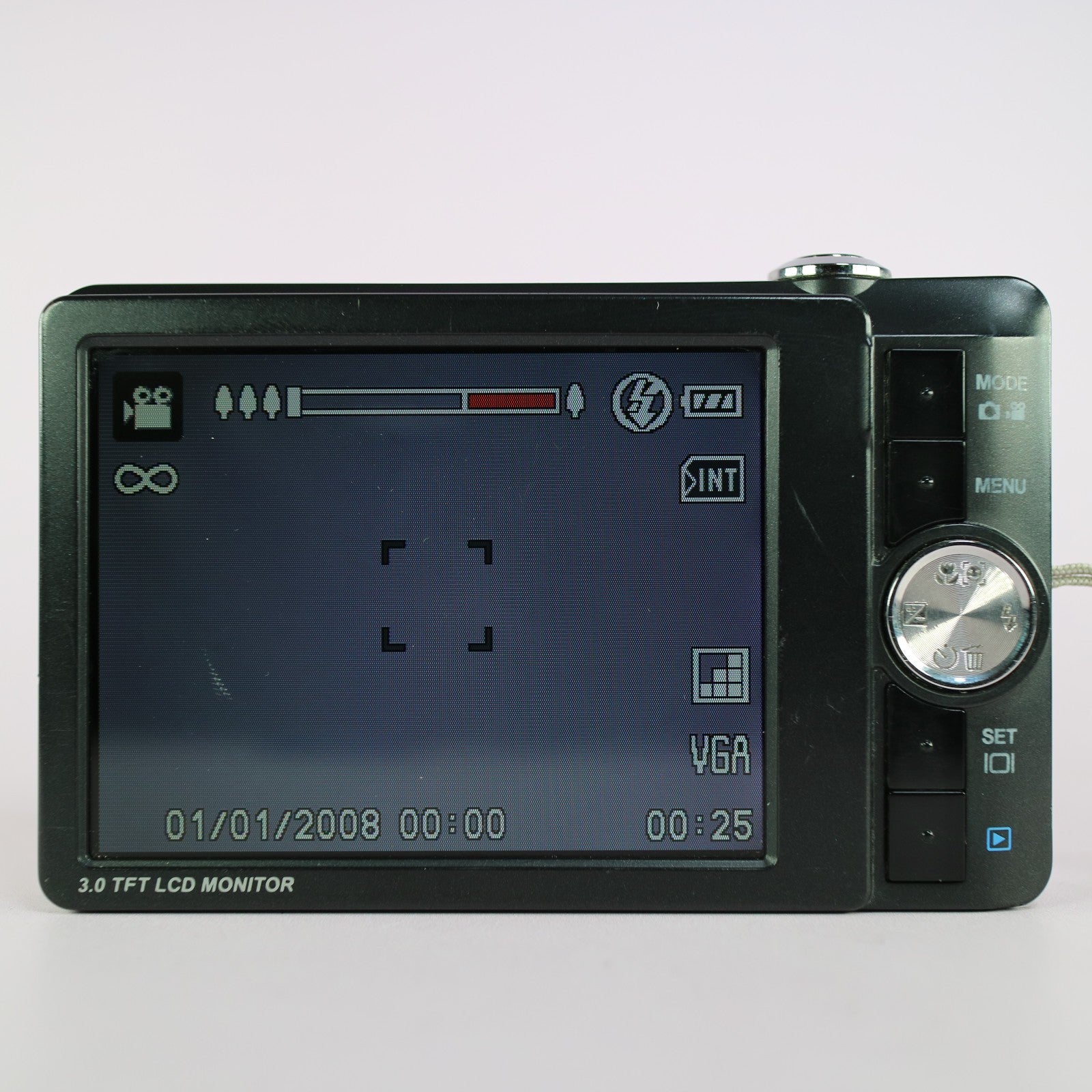 Hitachi Digital Camera HDC-1087E 10.0MP Black Tested Full Working Set
