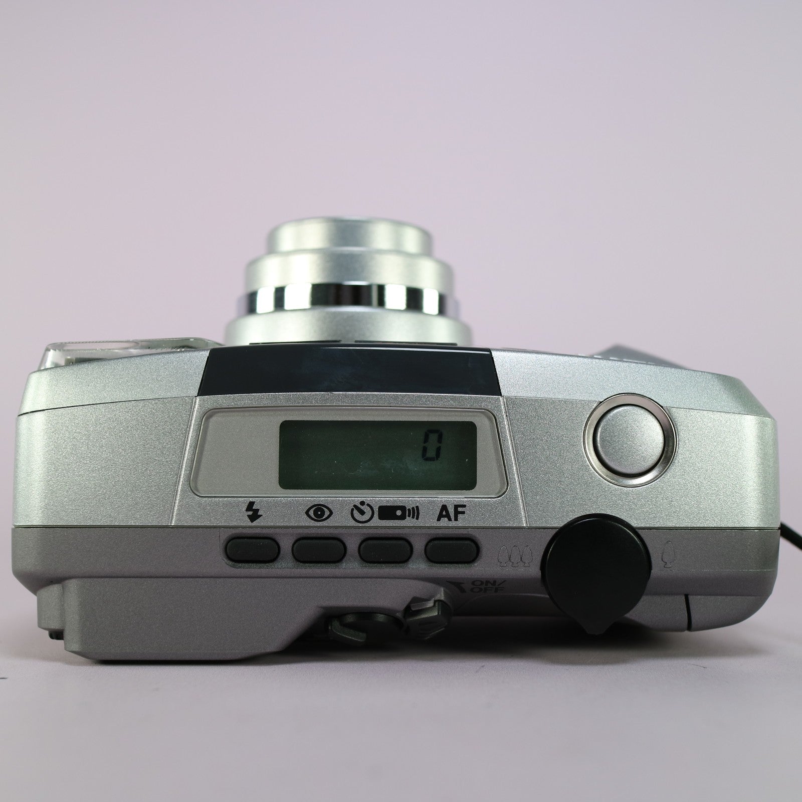 Pentax Espio 135M 35mm Film Point and Shoot Camera Silver Tested