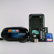 Samsung SMX-C20LP Handheld Camcorder Blue Tested Full Working Set