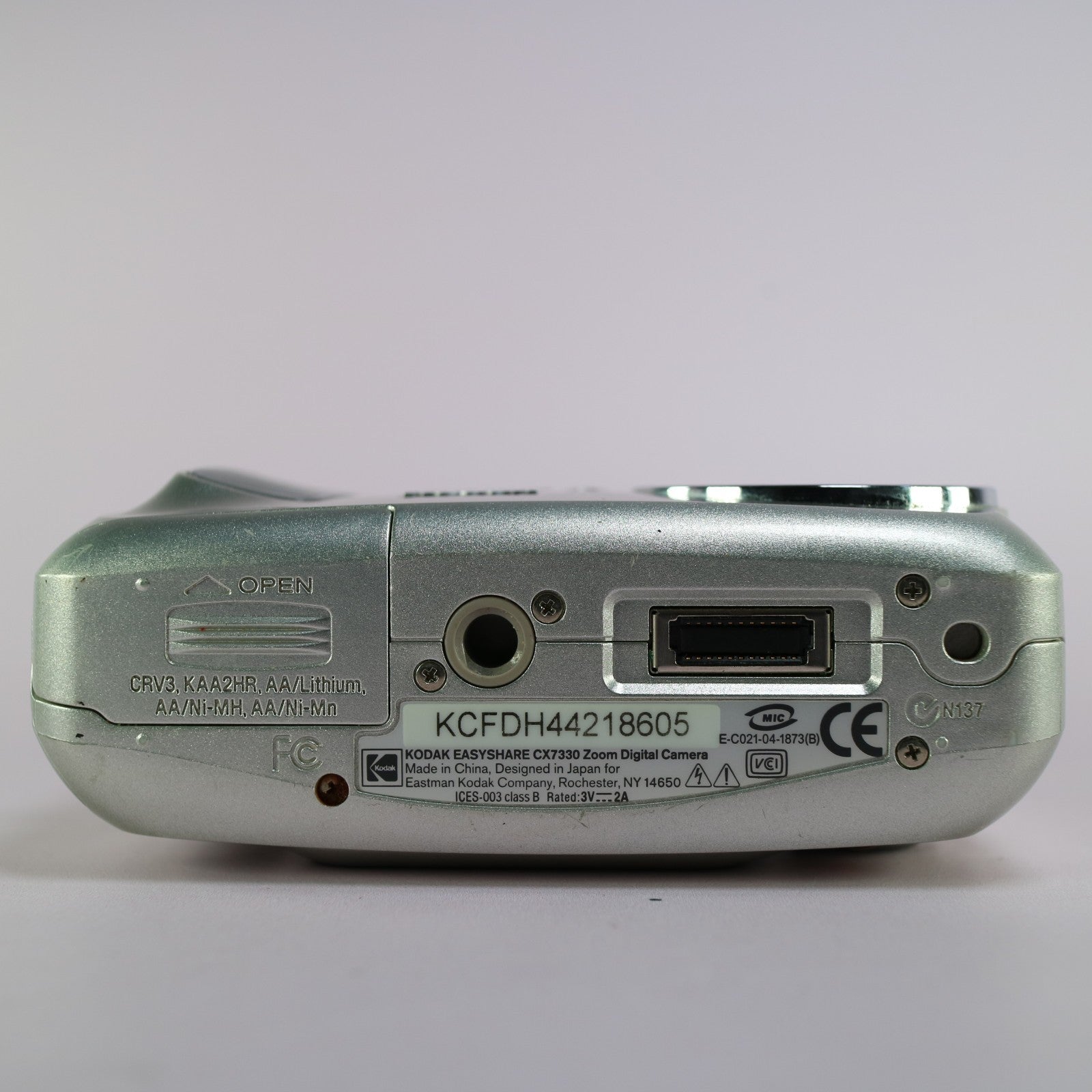 Kodak Digital Camera EasyShare CX7330 3.1MP Silver Tested