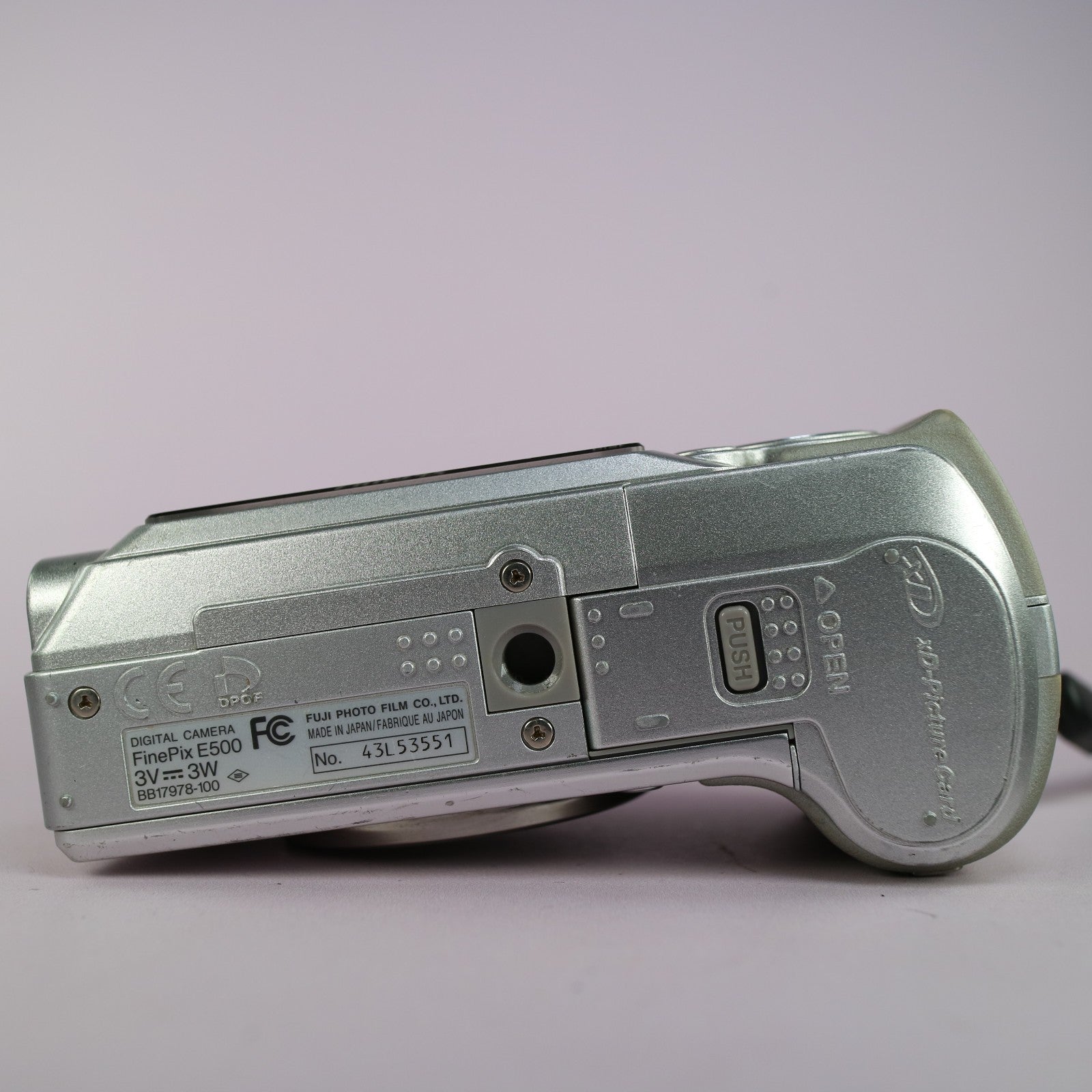 Fujifilm Digital Camera FinePix E500 4.1MP Silver Tested