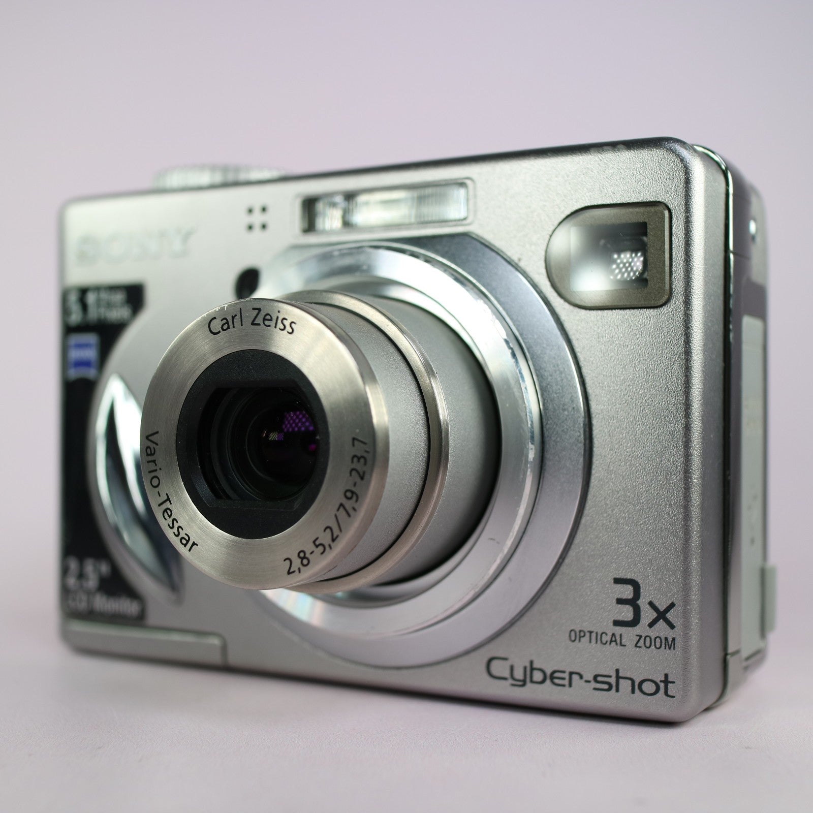 Sony Digital Camera Cybershot DSC-W5 5.1MP Silver Tested