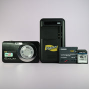 Casio Digital Camera Exilim EX-Z20 8.1MP Black Tested Full Working Set