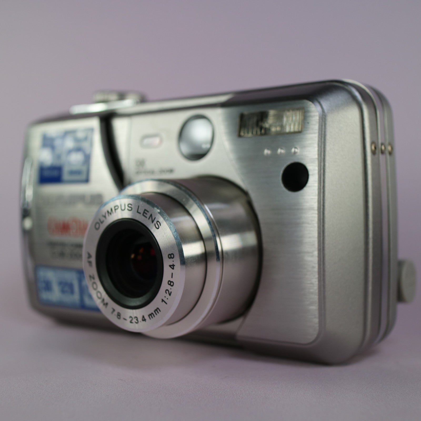 Olympus Digital Camera Camedia C-50 Zoom 5.0MP Silver Tested Full Working Set