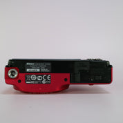 Nikon Digital Camera Coolpix S9100 12.1MP Red Tested