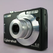 Sony Digital Camera Cybershot DSC-W40 6.0MP Black Tested Full Working Set